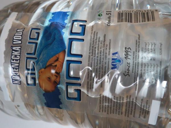 Aqua Anna kojenecká voda neperlivá v balení 5 l minimální trvanlivost 17_ 9_ 2015 Aqua Nova sro Radiměř 88 Přítomnost chlóru