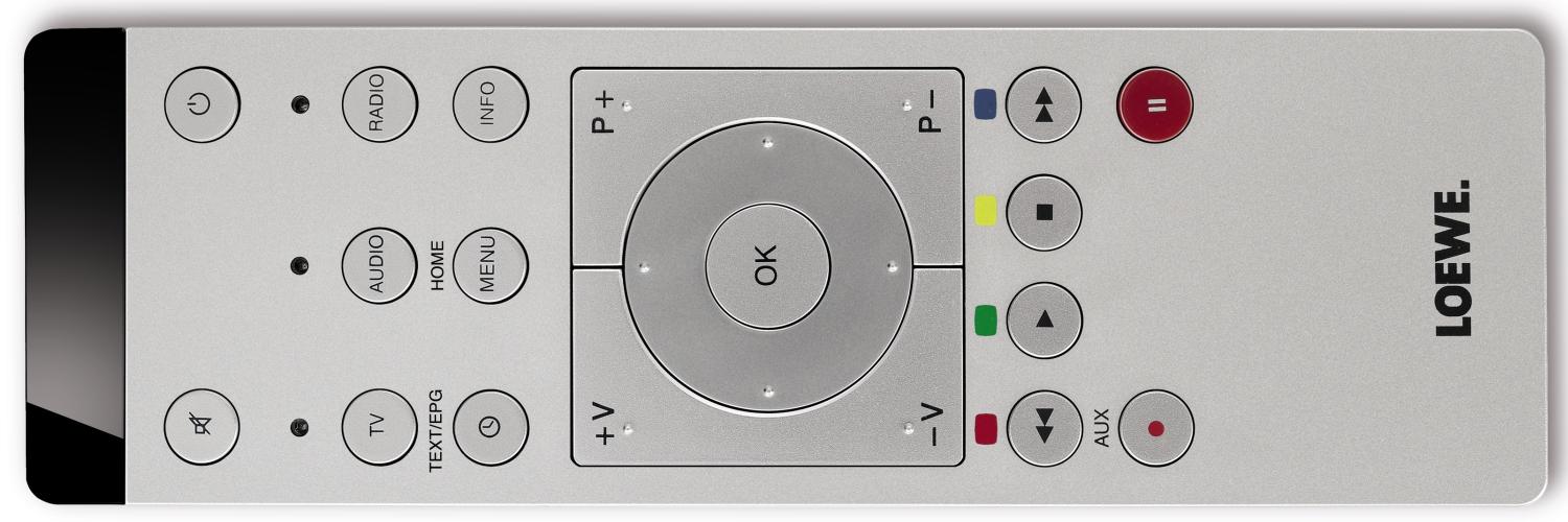 Loewe Assist Easy - dokoupitelné zjednodušené ovládání.