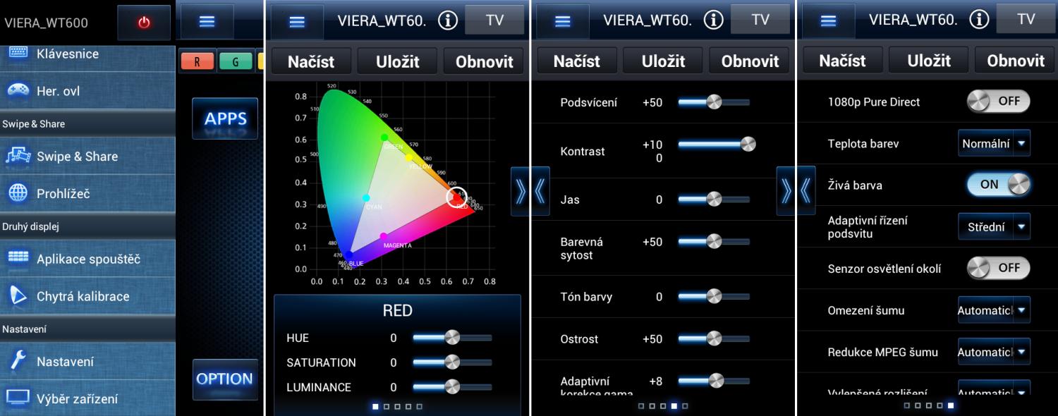 Panasonic TV Remote 2 - aplikace pro mobil či tablet.