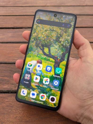 Matný displej telefonu