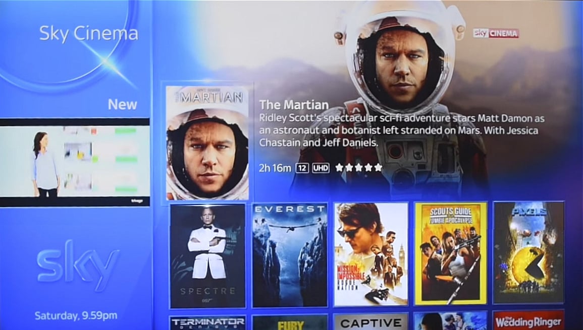 Volba Sky Cinema