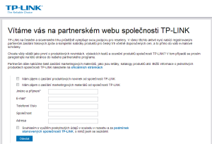 TP-Link spustil svůj první partnerský web v češtině