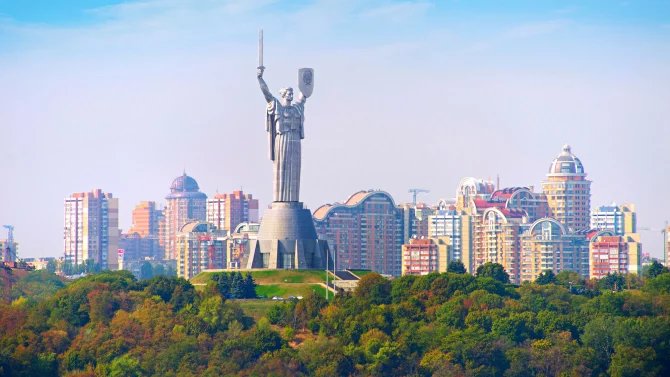 Kyjev, hlavní město Ukrajiny