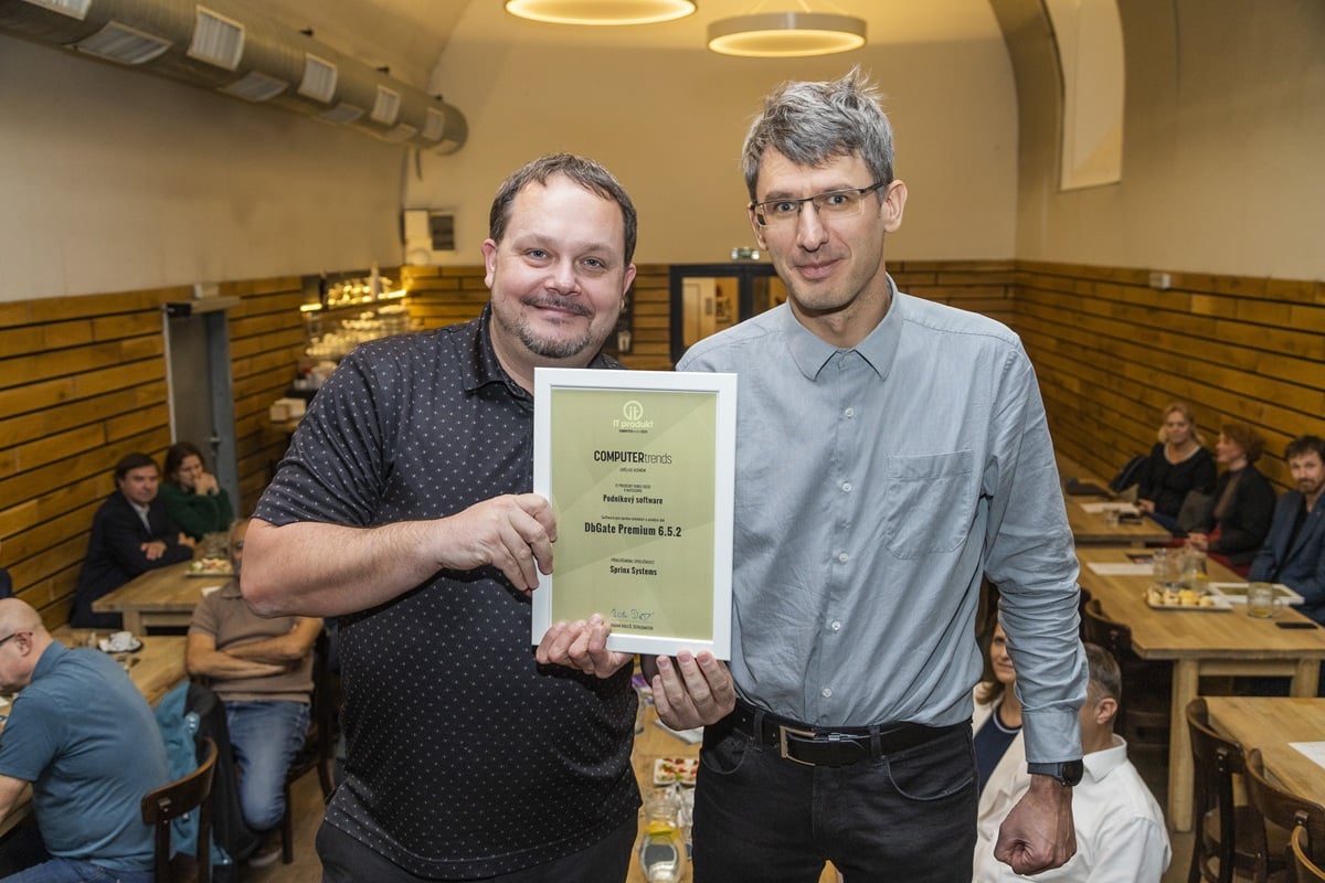 Jiří Jinger a Jan Procházka (Sprinx Sytems)