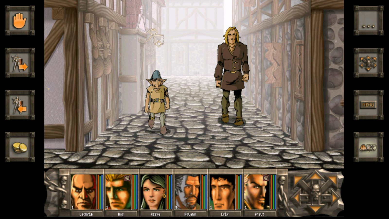 Obrazovka ze hry Brány Skeldalu