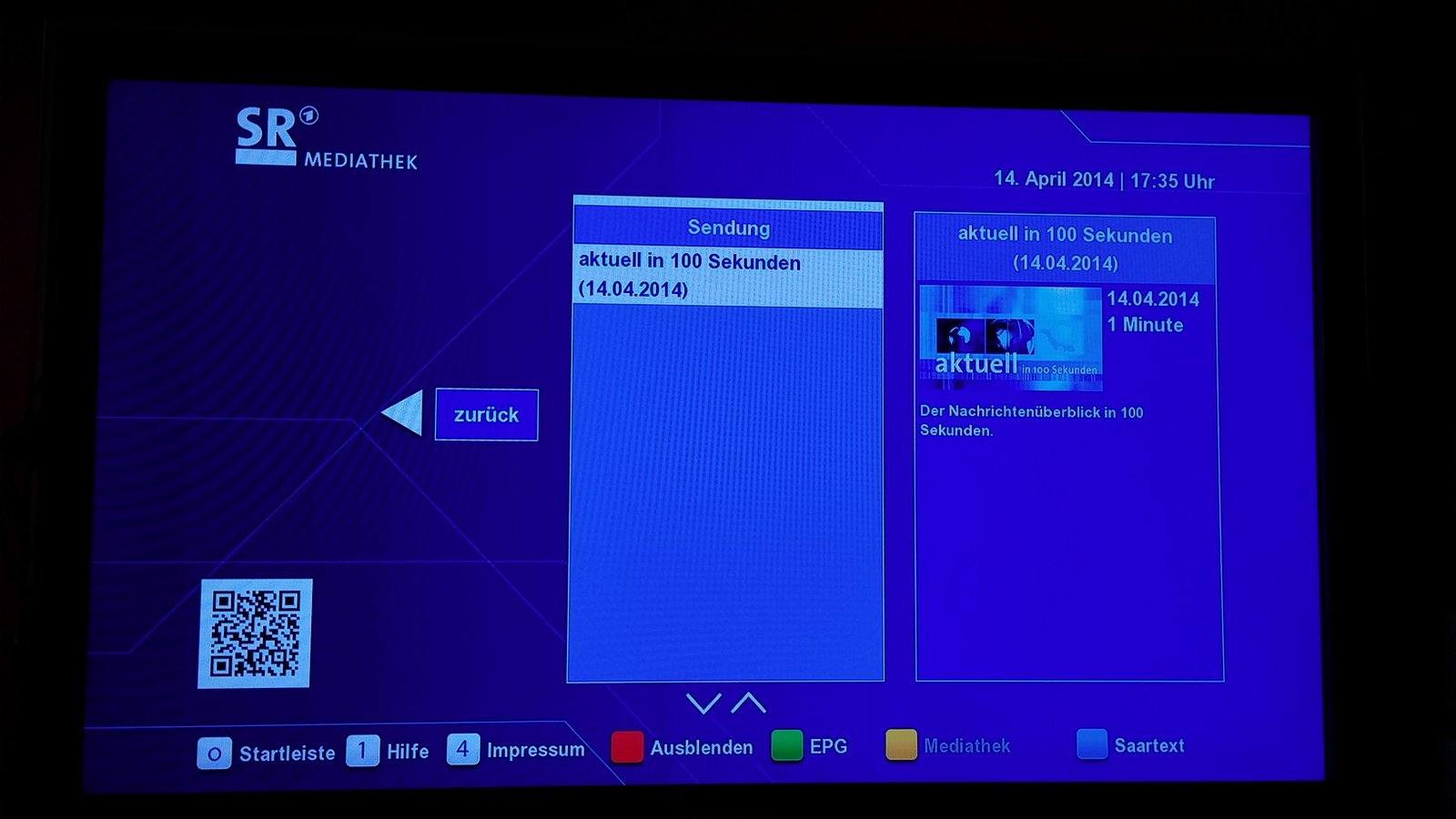 Saarländischer Rundfunk a jeho HbbTV aplikace