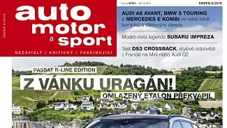 Náhledový obrázek - Nové číslo časopisu Auto motor a sport je právě na stáncích! Co přesně srpnové vydání (8/2019) přináší?