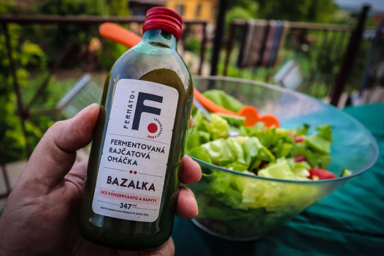 Fermentovaná rajčatová omáčka s příchutí Bazalka od Fermato