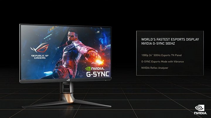 Představení Esports monitoru Asus ROG Swift 500Hz