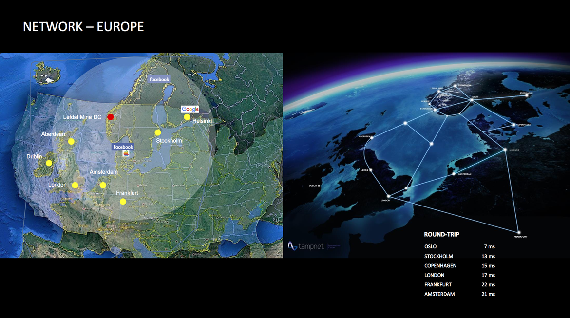 Lefdal Mine Datacenter, největší datacentrum v Evropě