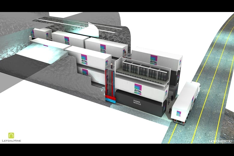 Lefdal Mine Datacenter, největší datacentrum v Evropě