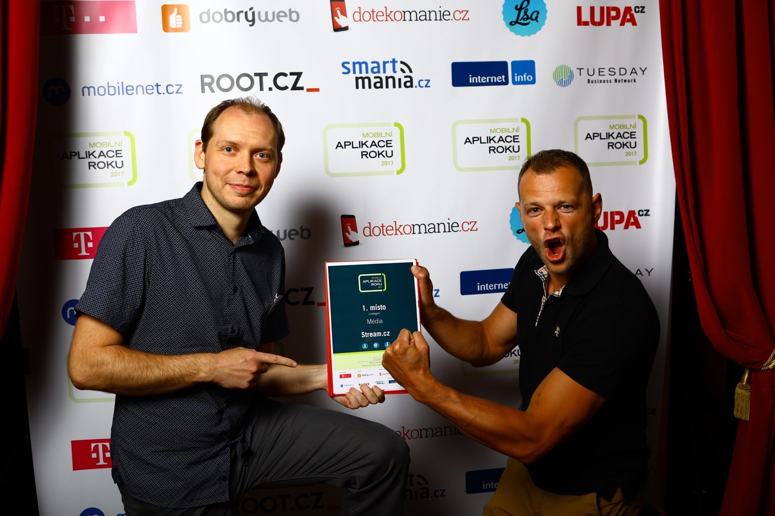 Mobilní aplikace roku 2017 - V pražském Royalu vyhrála Moneta