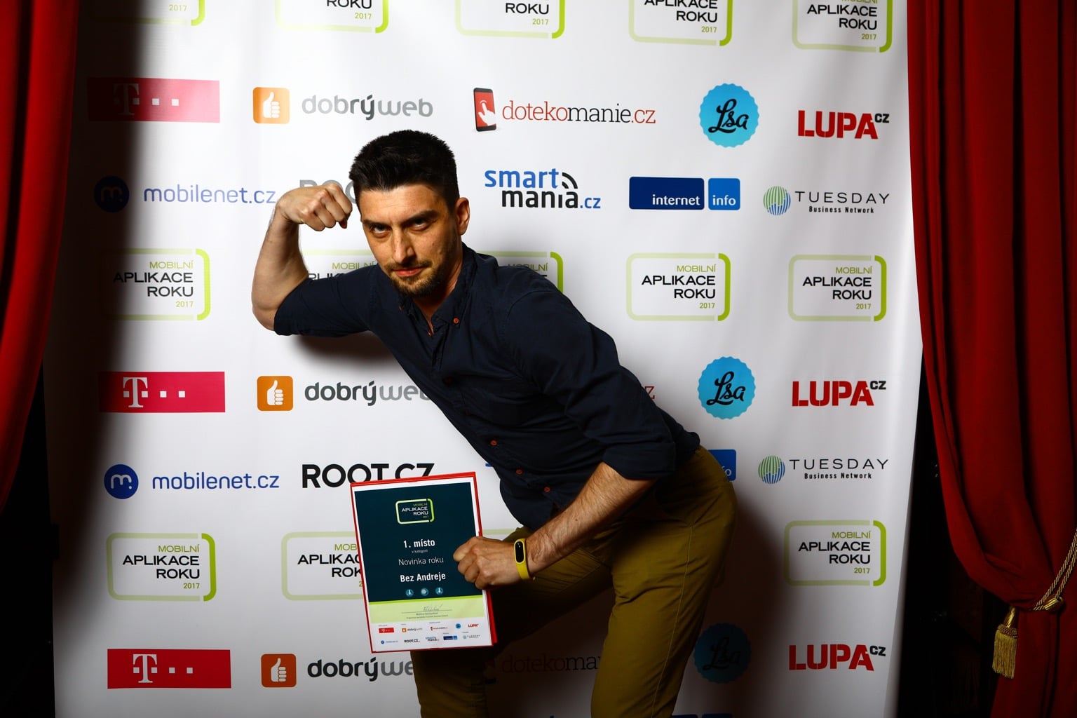 Mobilní aplikace roku 2017 - V pražském Royalu vyhrála Moneta