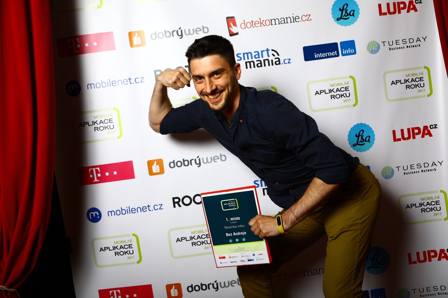 Mobilní aplikace roku 2017 - V pražském Royalu vyhrála Moneta