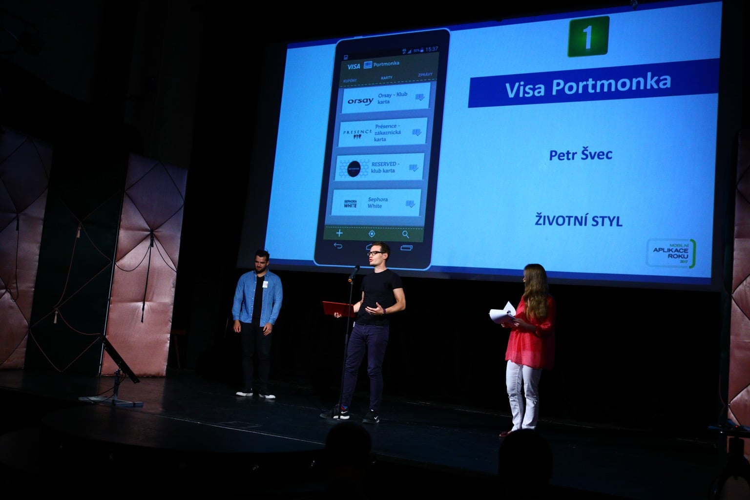 Mobilní aplikace roku 2017 - V pražském Royalu vyhrála Moneta