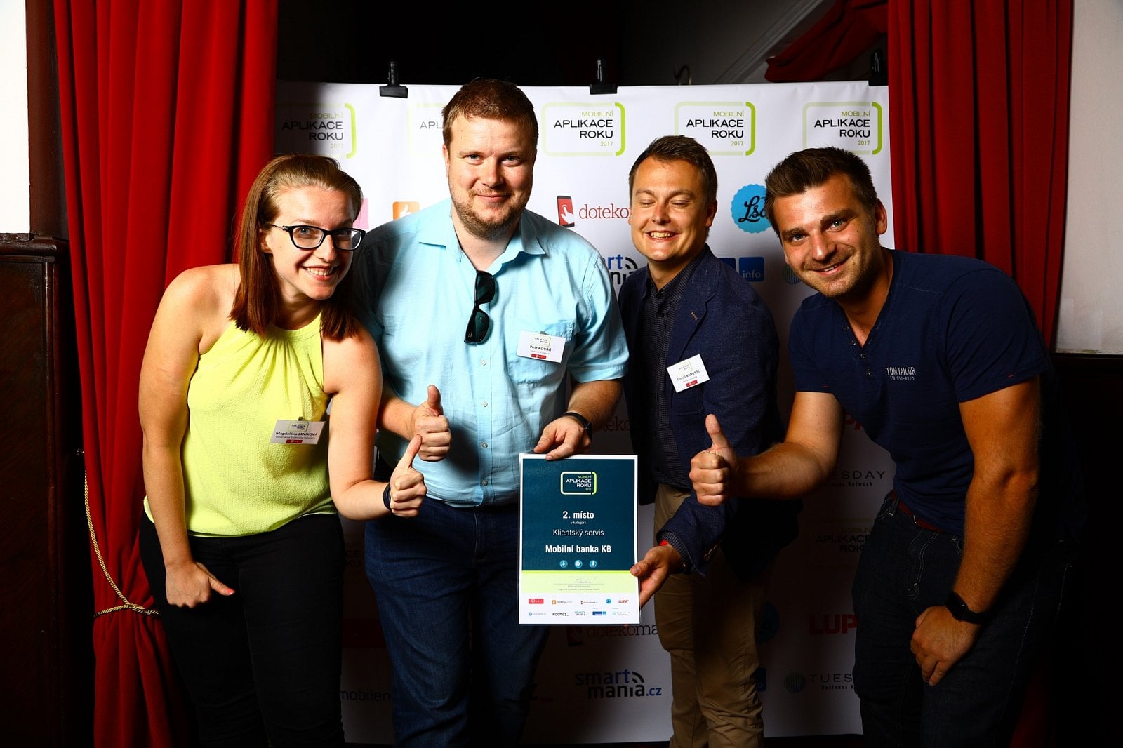 Mobilní aplikace roku 2017 - V pražském Royalu vyhrála Moneta