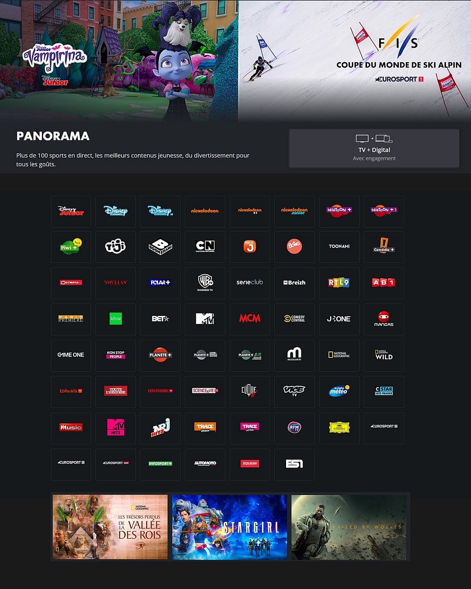 Nabídka Canal+ Francie