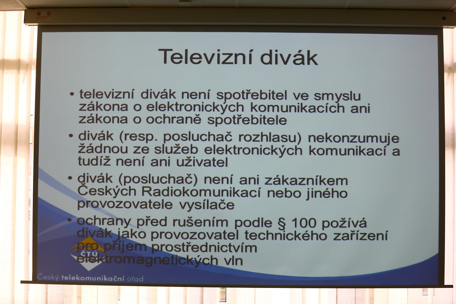 Jaromír Javůrek na semináři Digital Broadcasting
