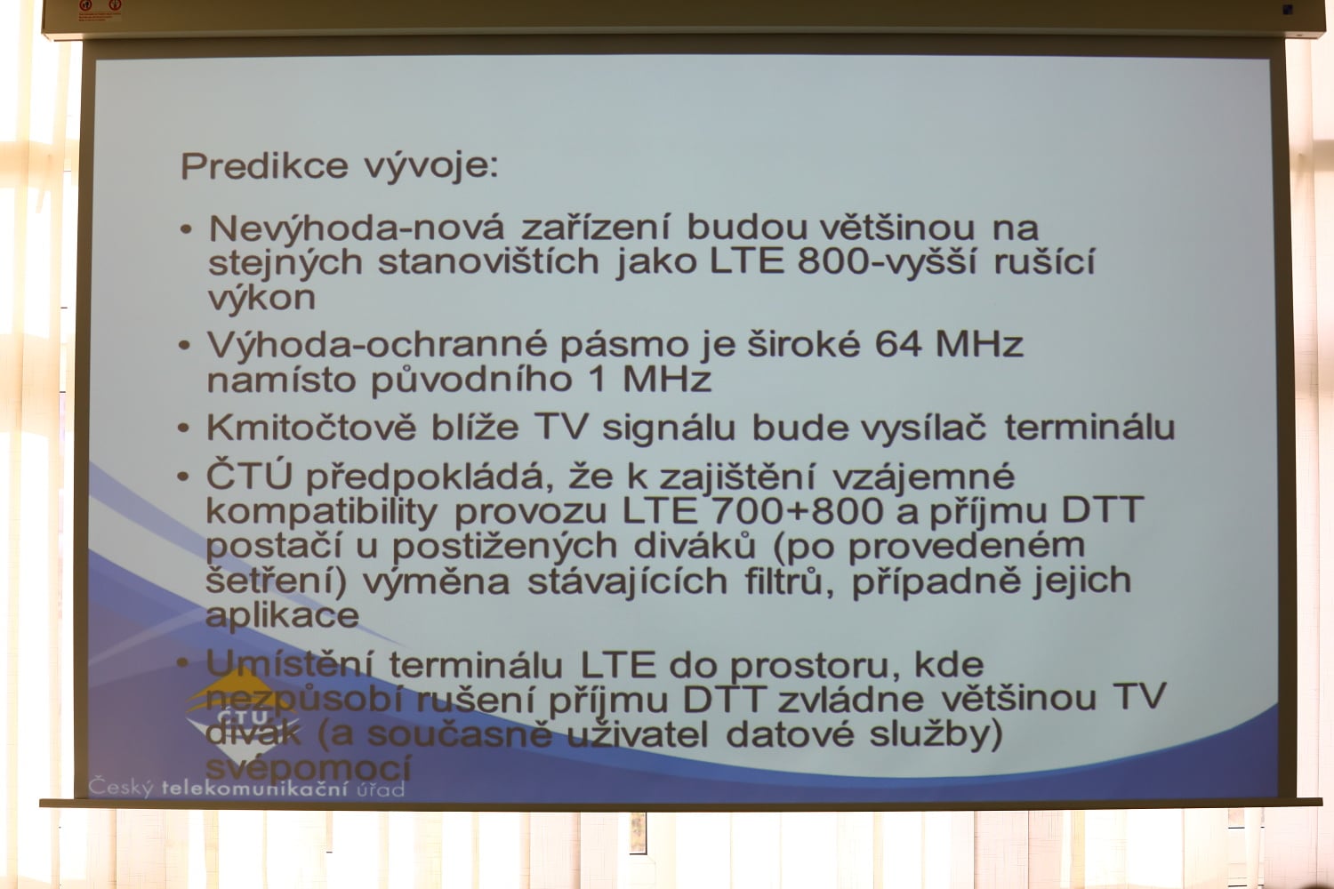Jaromír Javůrek na semináři Digital Broadcasting