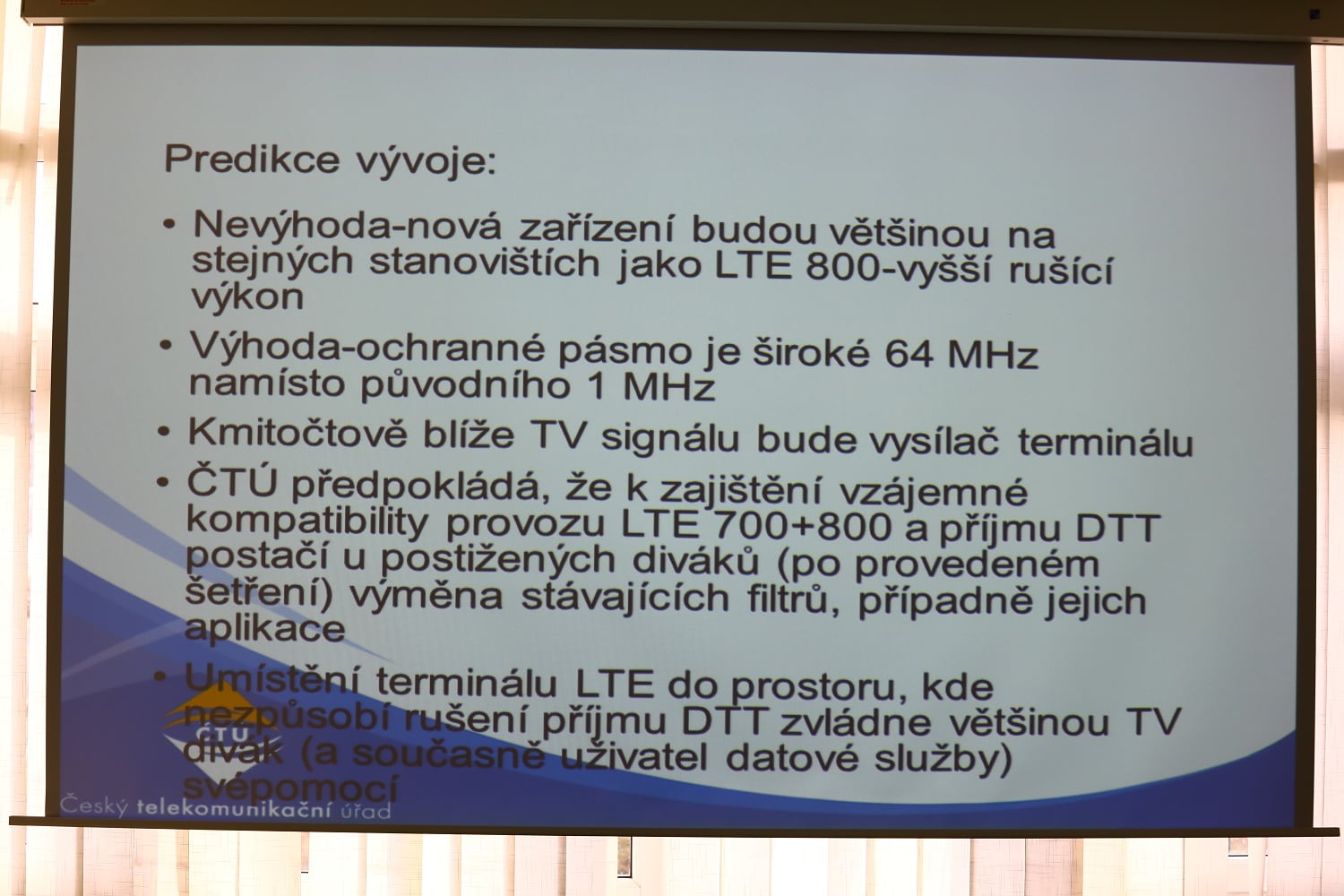 Jaromír Javůrek na semináři Digital Broadcasting
