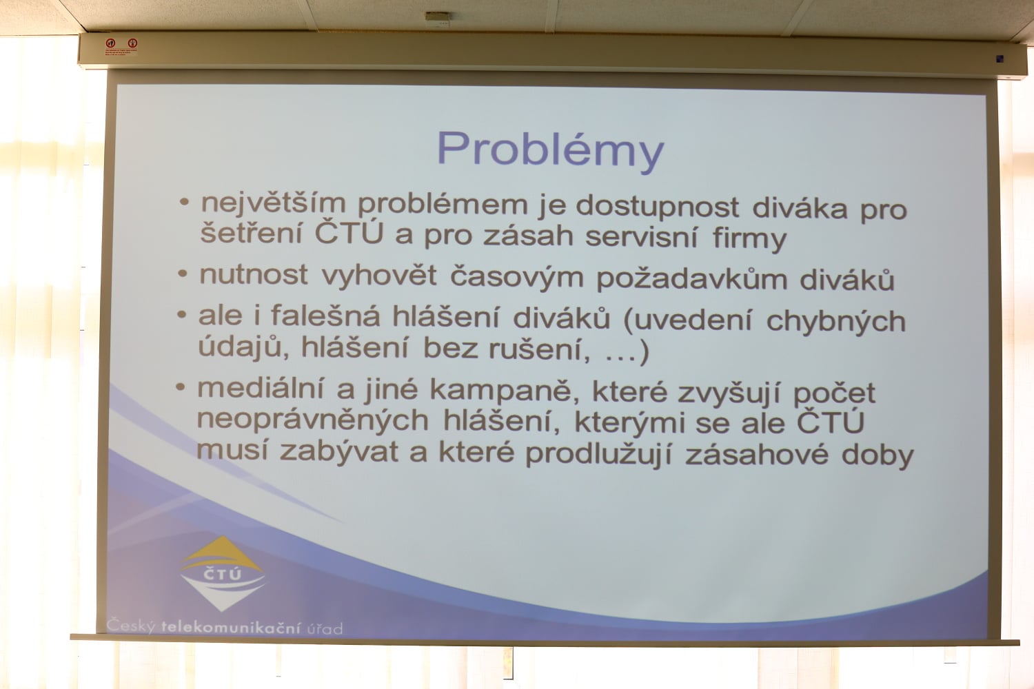 Jaromír Javůrek na semináři Digital Broadcasting