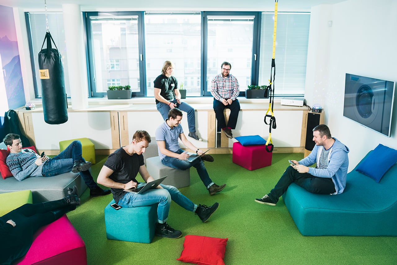 Nové kanceláře vývojářů eMan v pražských Holešovicích