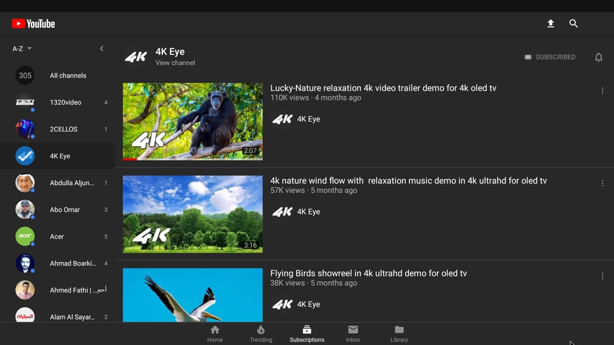 Zidoo Z1000 - aplikace