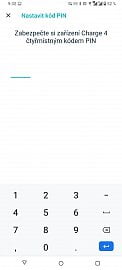 Fitbit Pay. PIN je 4místný. (4. 12. 2021)