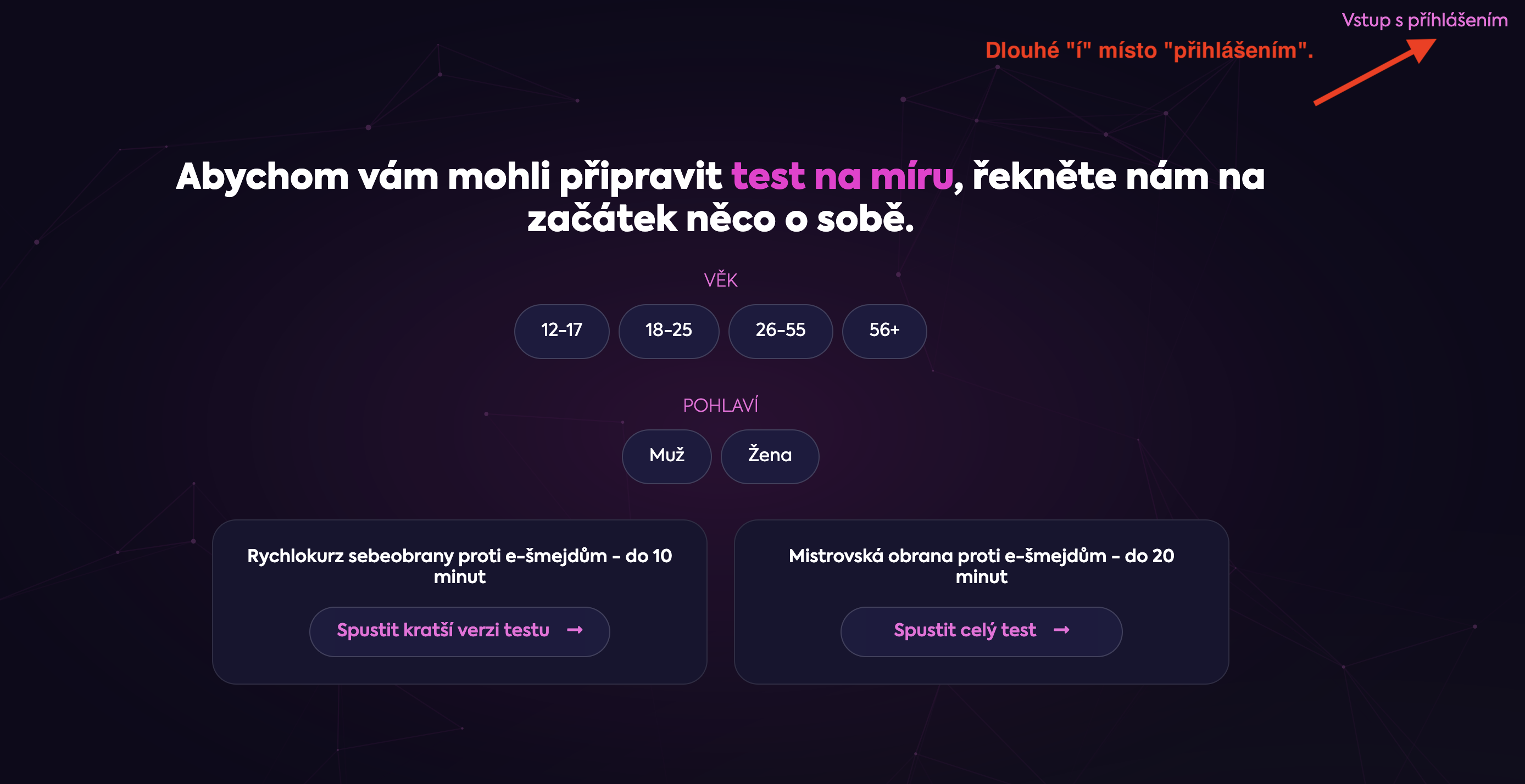 Kybertest ČBA obsahuje pár drobných chyb nebo překlepů. (10. 09. 2026)