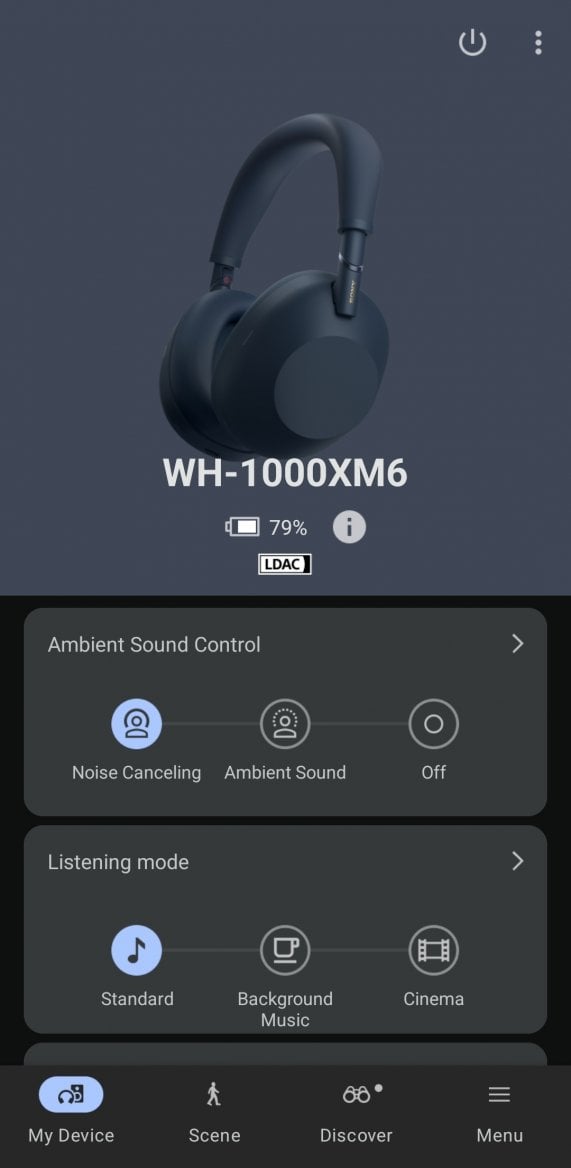 Aplikace Sony Sound Connect