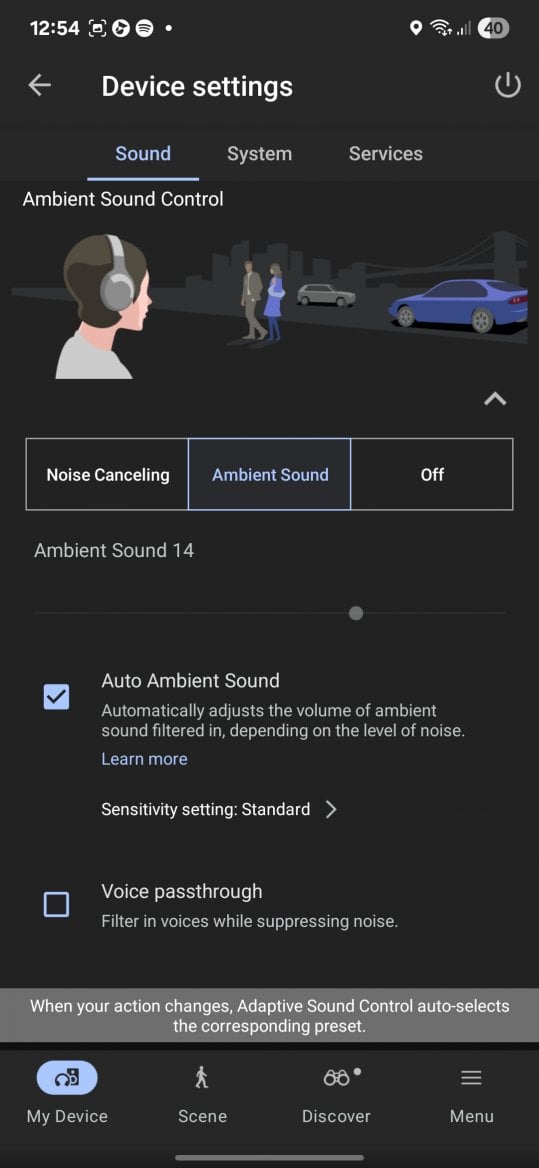 Aplikace Sony Sound Connect