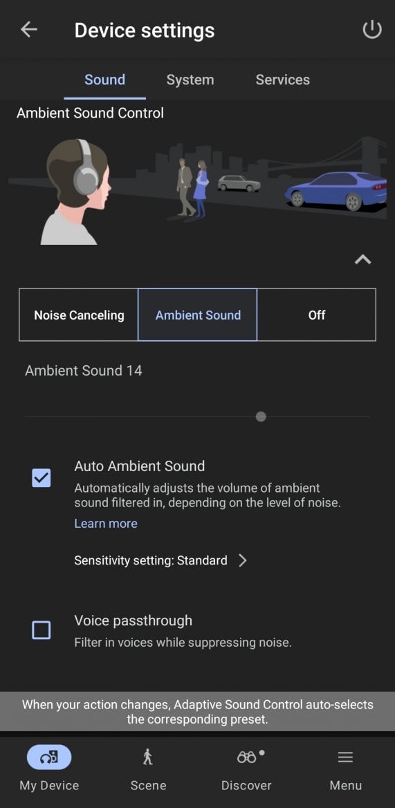 Aplikace Sony Sound Connect