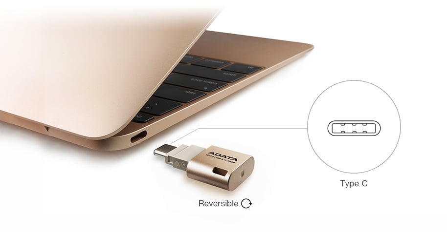 Obyčejný flash disk už asi příliš neoslní, ale takový hybridní flash disk, který má klasické USB i USB-C se teď určitě bude hodit. Na obrázku ADATA UC350.