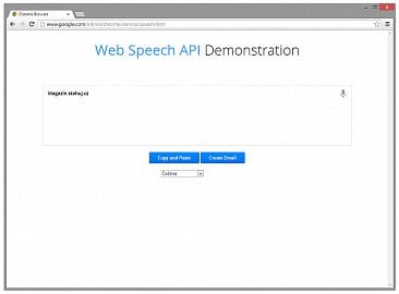 web speech api google chrome