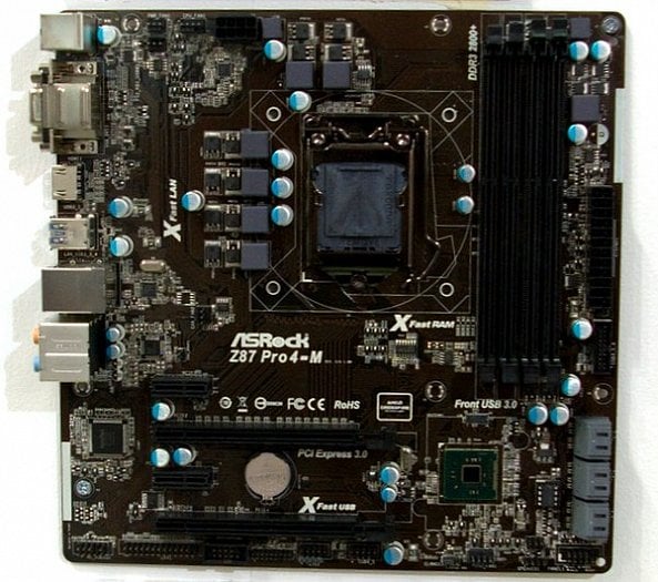 Základní deska ASRock s čipovou sadou Z87 (CeBIT 2013)