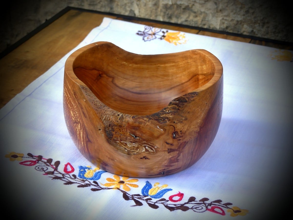 Třešňová miska od Dřevotočím radost