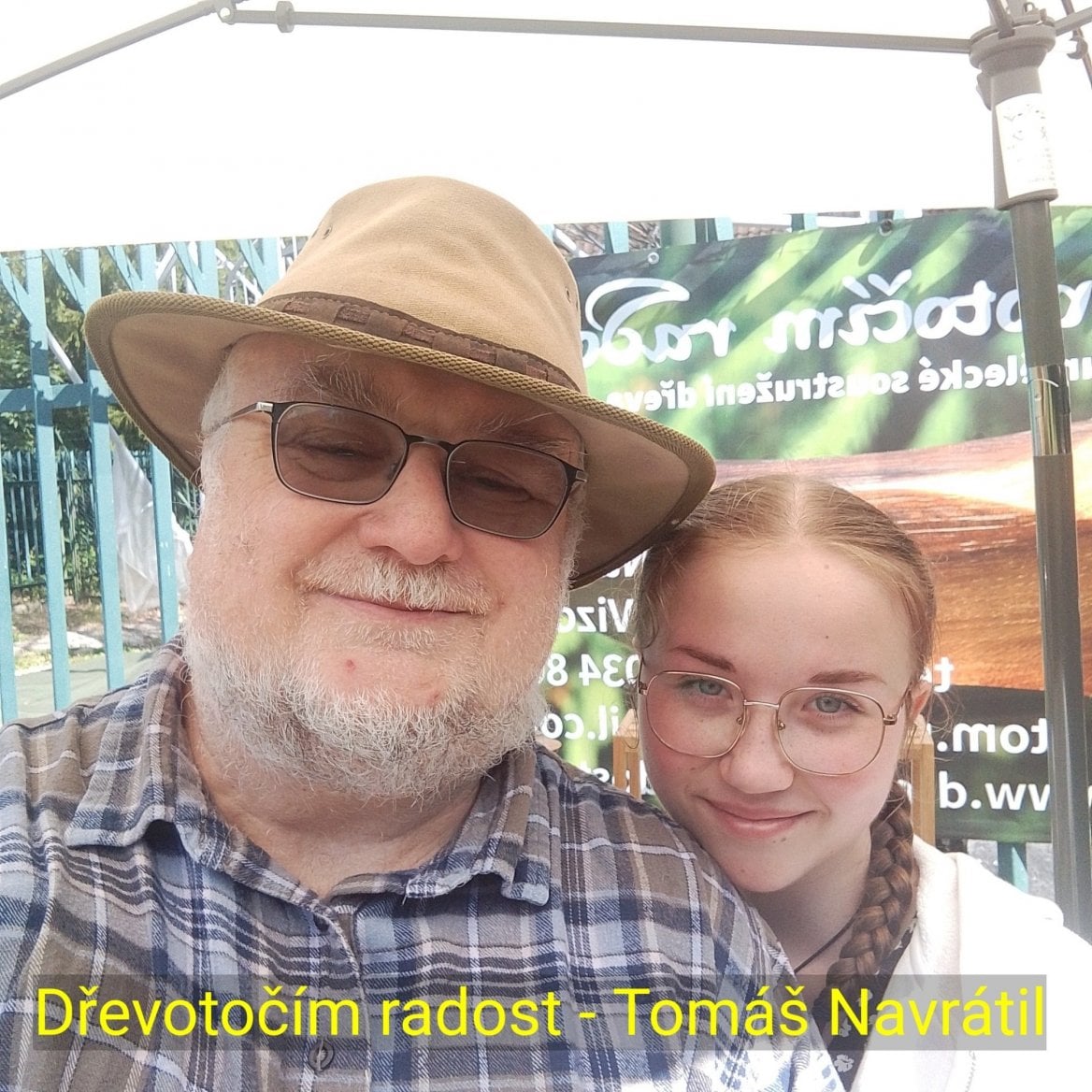 Tomáš Navrátil z Dřevotočím radost s dcerou