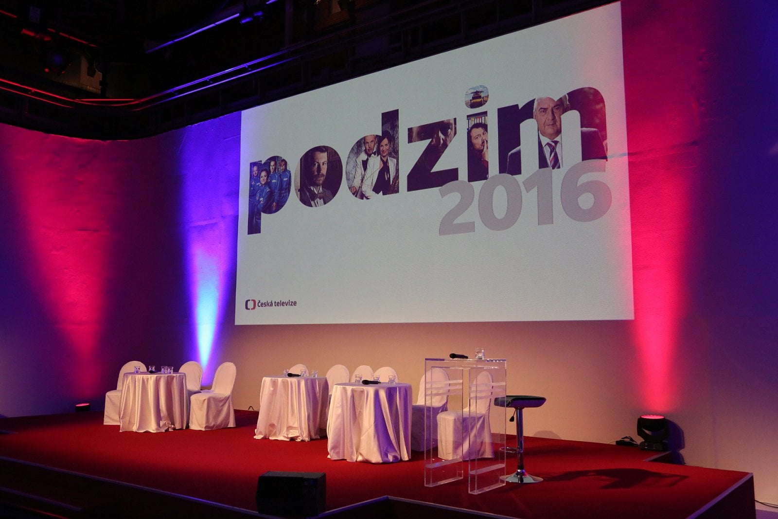 Studio na Kavčích horách.