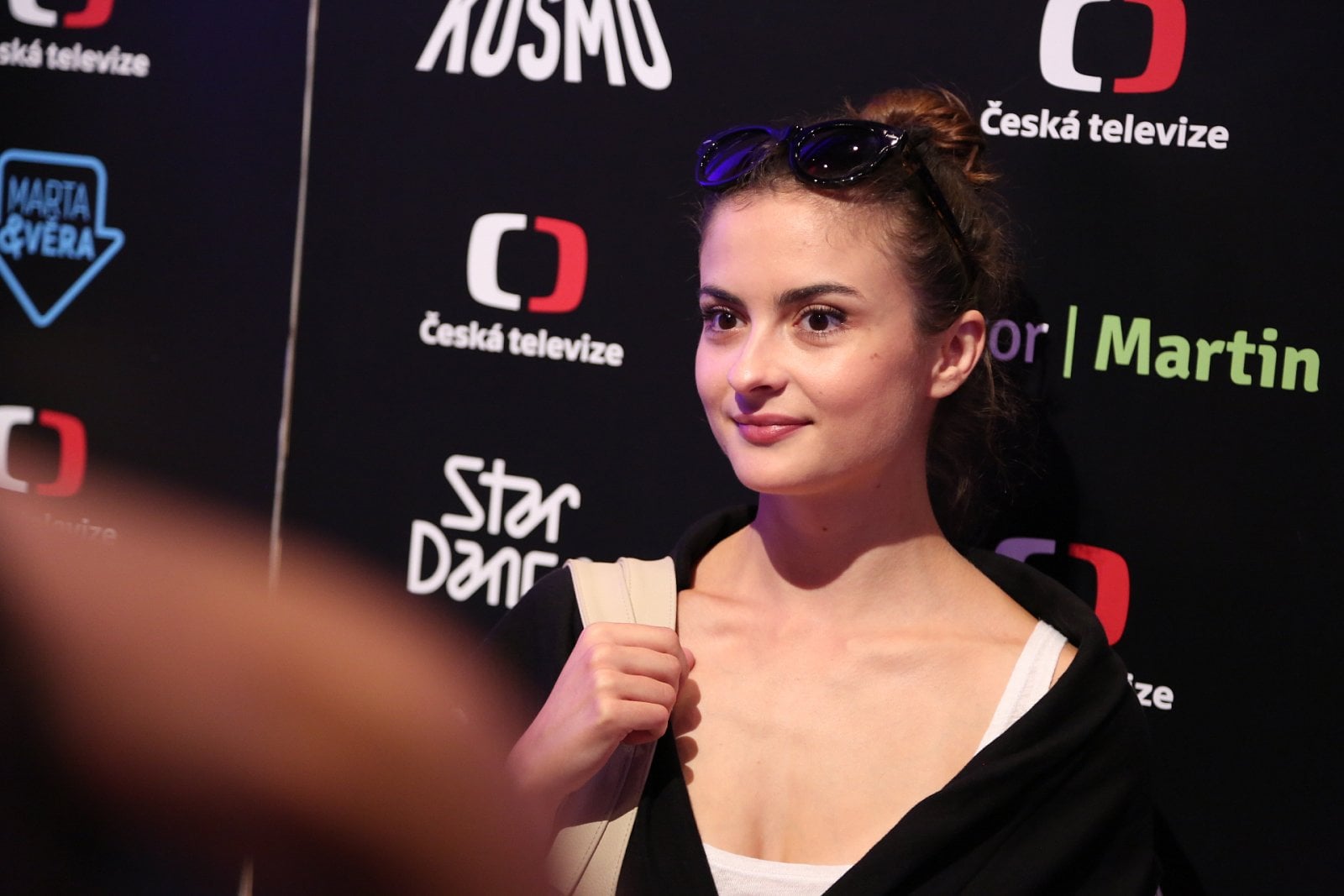 Herečka Eva Josefíková, představitelka hlavní role v komediálním seriálu Kosmo.