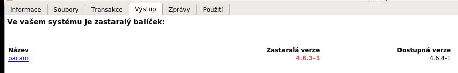 Arch: grafický správce balíčků Octopi