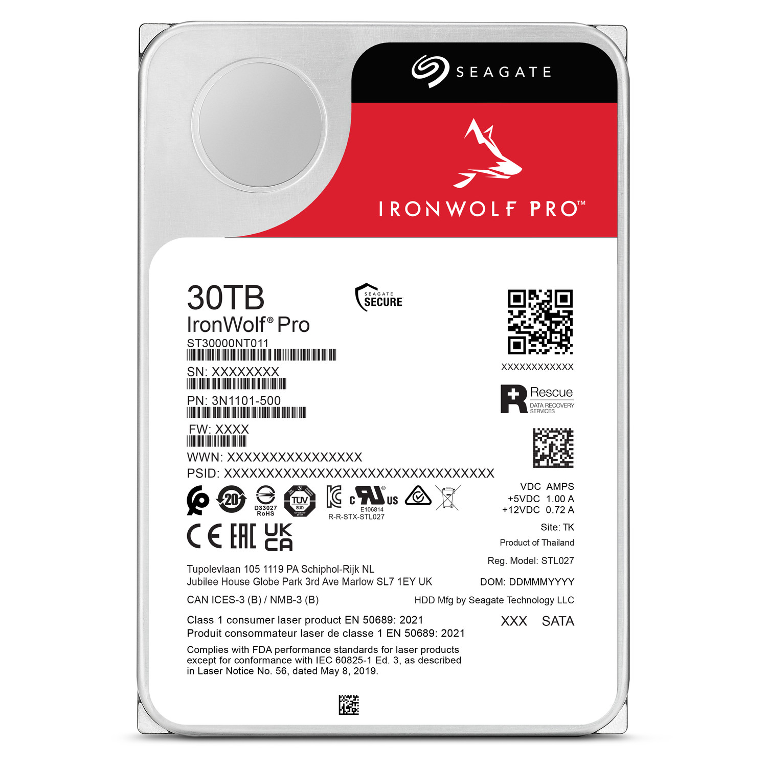 HAMR disk Seagate IronWolf Pro