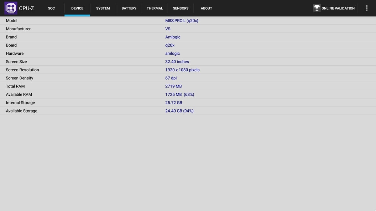 Mecool M8S Pro L - Benchmarky, Root Check, DRM Info