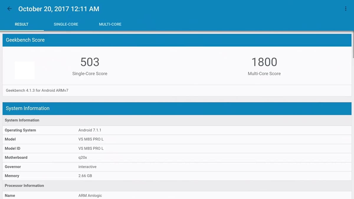 Mecool M8S Pro L - Benchmarky, Root Check, DRM Info