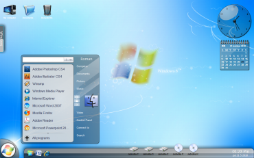 <p>Představa některého z uživatelů o možném vzhledu Windows 8</p>