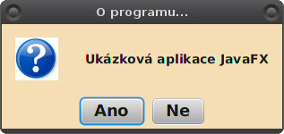 JavaFX: dialogy a dialogová okna
