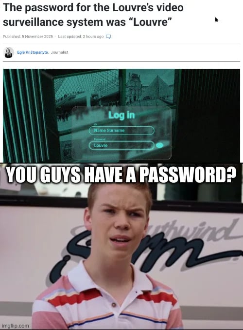 Situace kolem muzea Louvre očima vtipálků