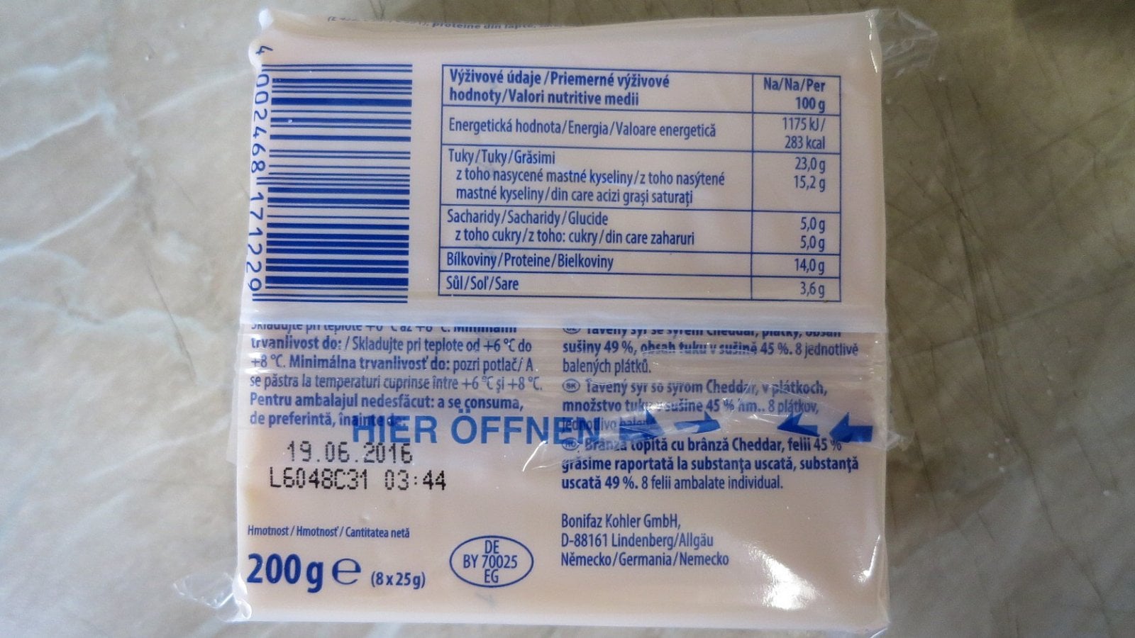 Mezi falšovanými výrobky byla i Mozzarella Galbani