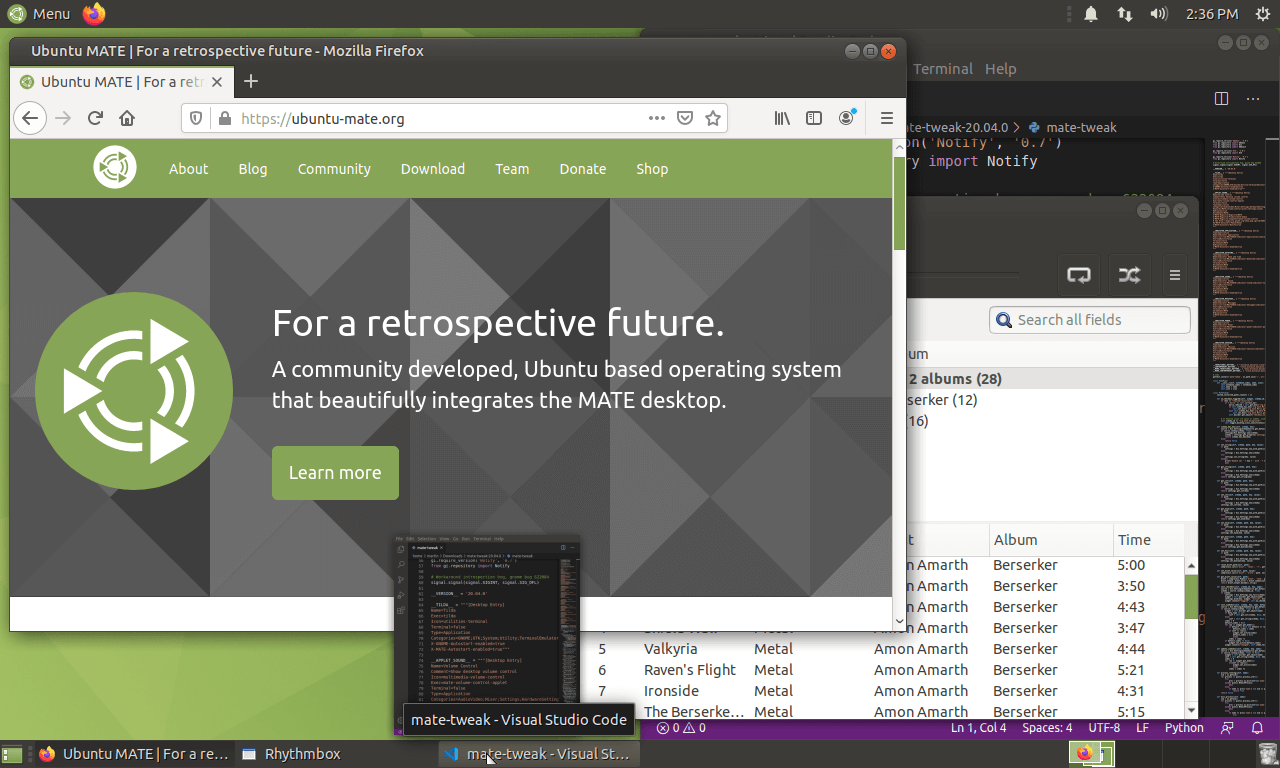 Ubuntu MATE 20.04