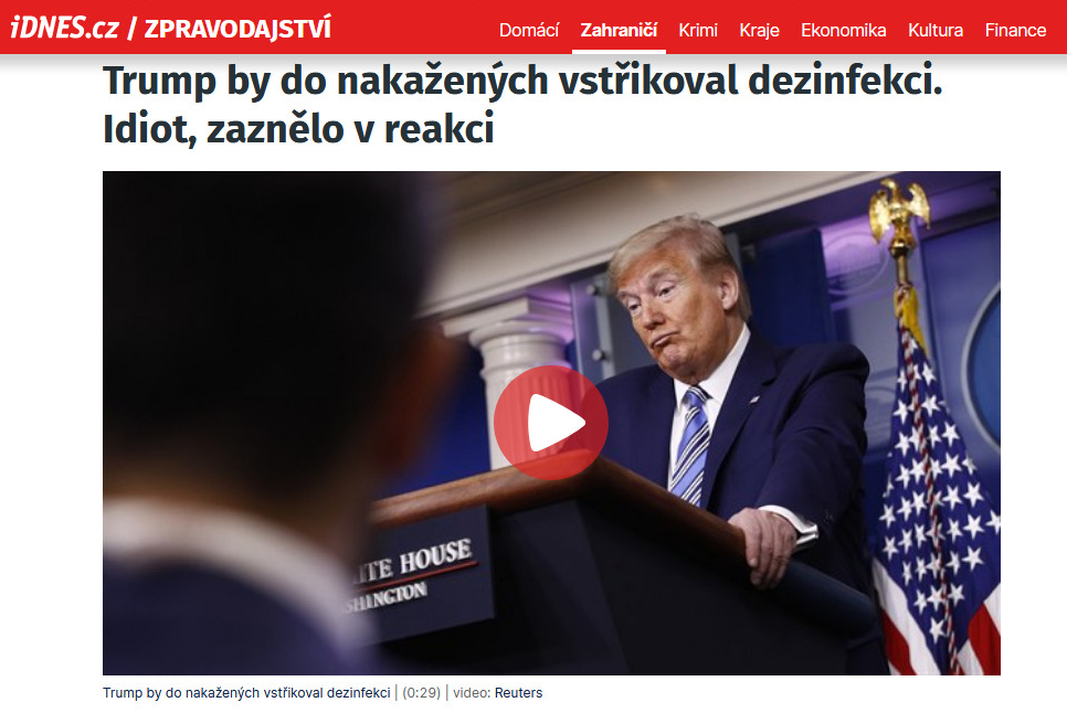 Nebezpečí fake news o koronaviru