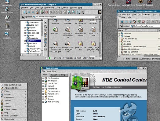 K Desktop Environment 2